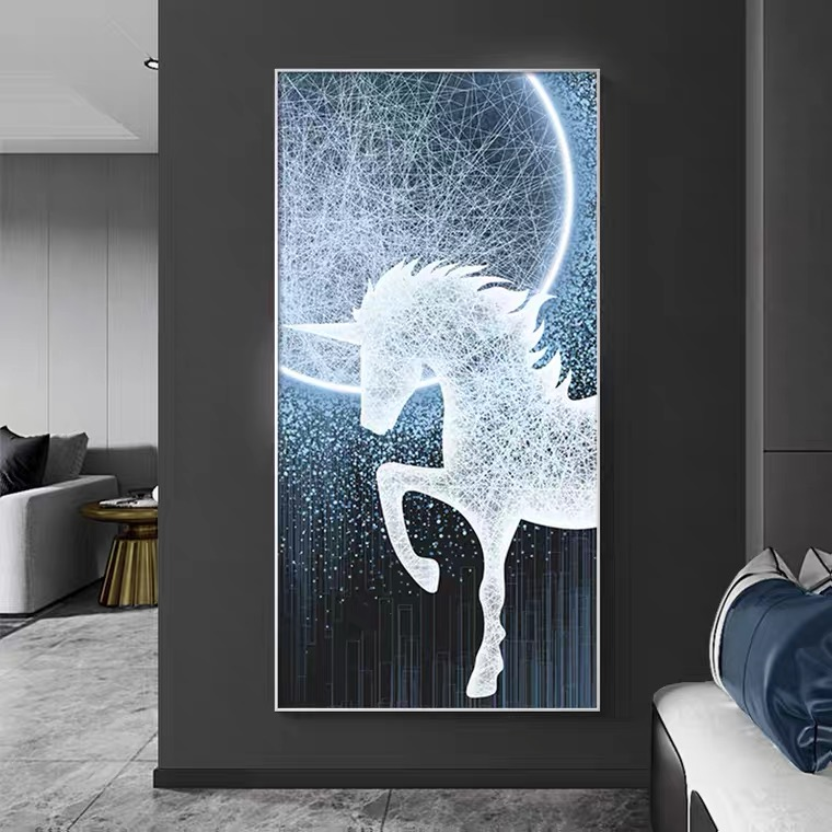 晶瓷金饰画,艺术集成吊顶,客厅装饰画,装饰画私人定制
